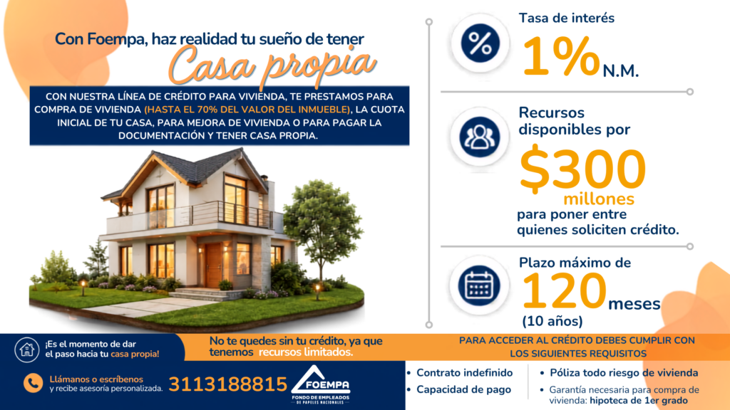 Credito de vivienda 2026 para tv